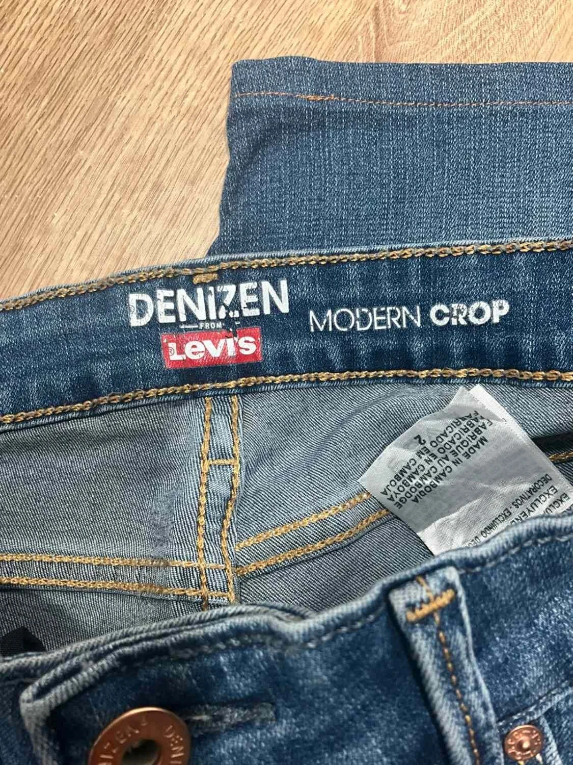 Short Levi's Modern Crop Taille 2 Vintage Bleu Slv 050 – photo 12